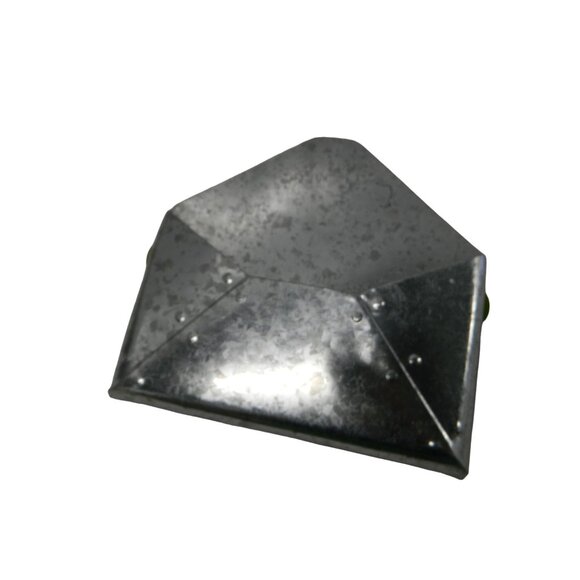 Wall Note Letter Holder Farm Style Galvanized Tin Metal Envelope Magnets Hold Em - Picture 1 of 7